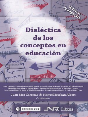 cover image of Dialéctica de los conceptos en educación